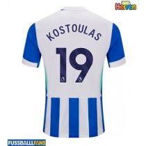 Brighton Charalampos Kostoulas #19 Heimtrikot 2025-26 Kurzarm